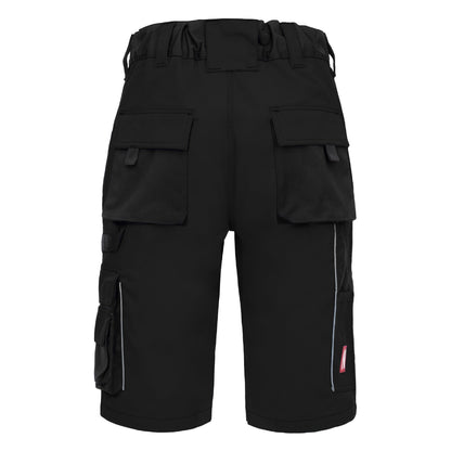 NITRAS MOTION TEX PLUS, Arbeitshose, kurz, schwarz