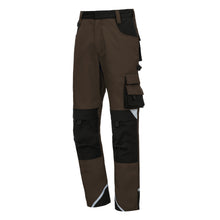 NITRAS MOTION TEX PLUS, pantalon de travail, long, marron / noir