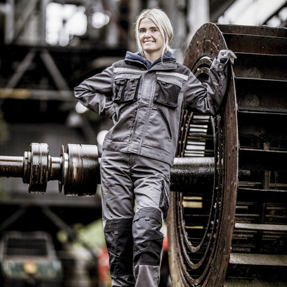 NITRAS MOTION TEX PLUS, Arbeitsjacke, grau / schwarz