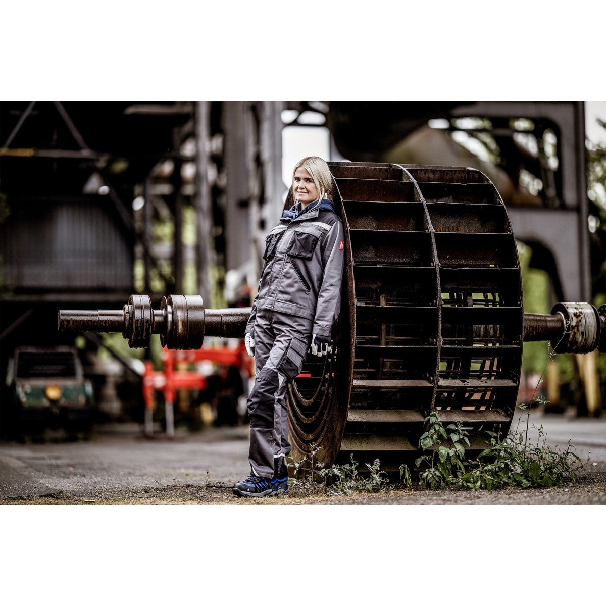 NITRAS MOTION TEX PLUS, Arbeitsjacke, grau / schwarz
