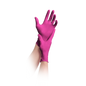 MaiMed-solution100 Latexfreie-Handschuhe, magenta, unsteril, puderfrei