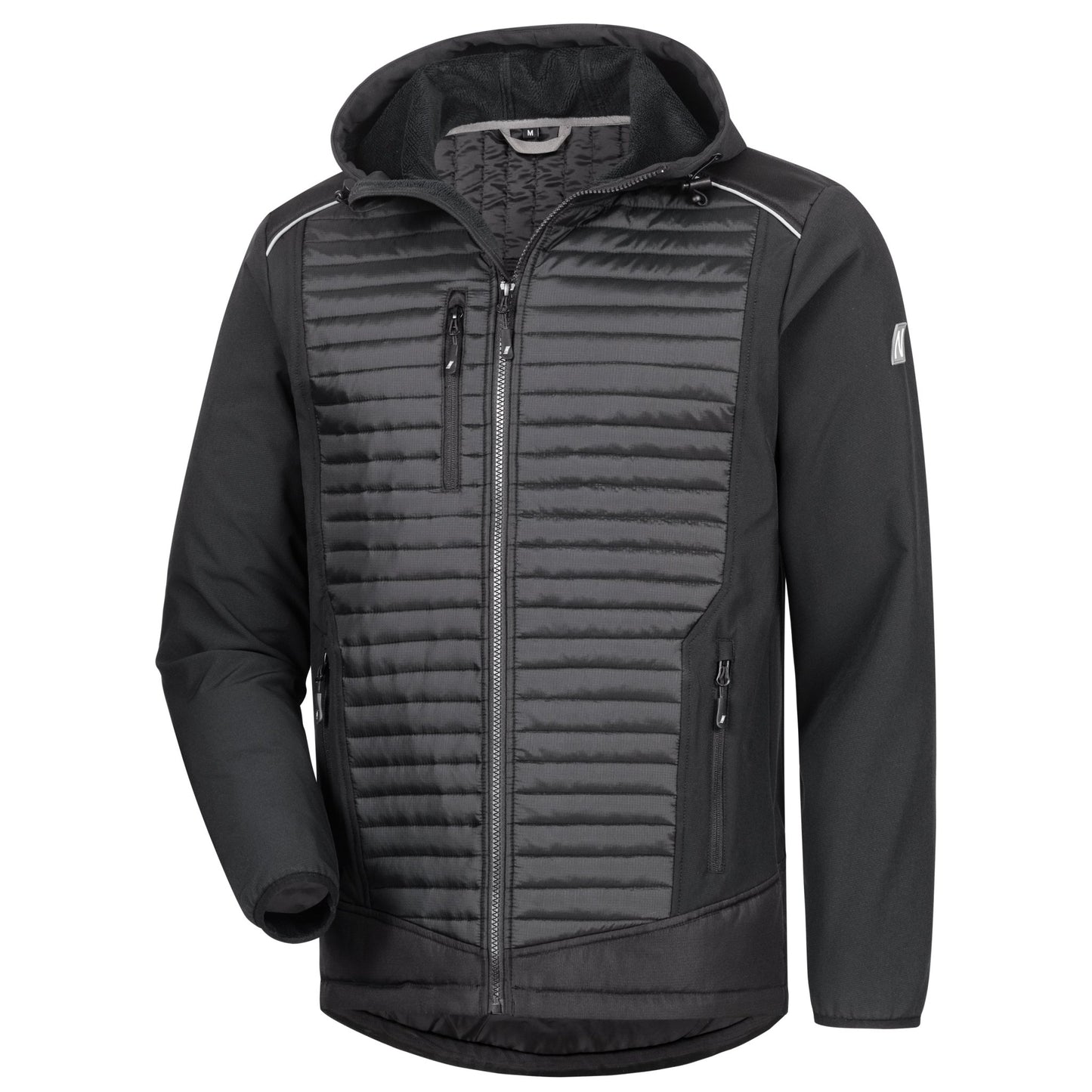 NITRAS MOTION TEX PLUS, veste softshell matelassée, noir
