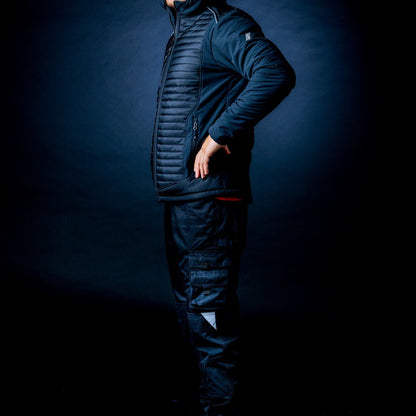 NITRAS MOTION TEX PLUS, veste softshell matelassée, noir