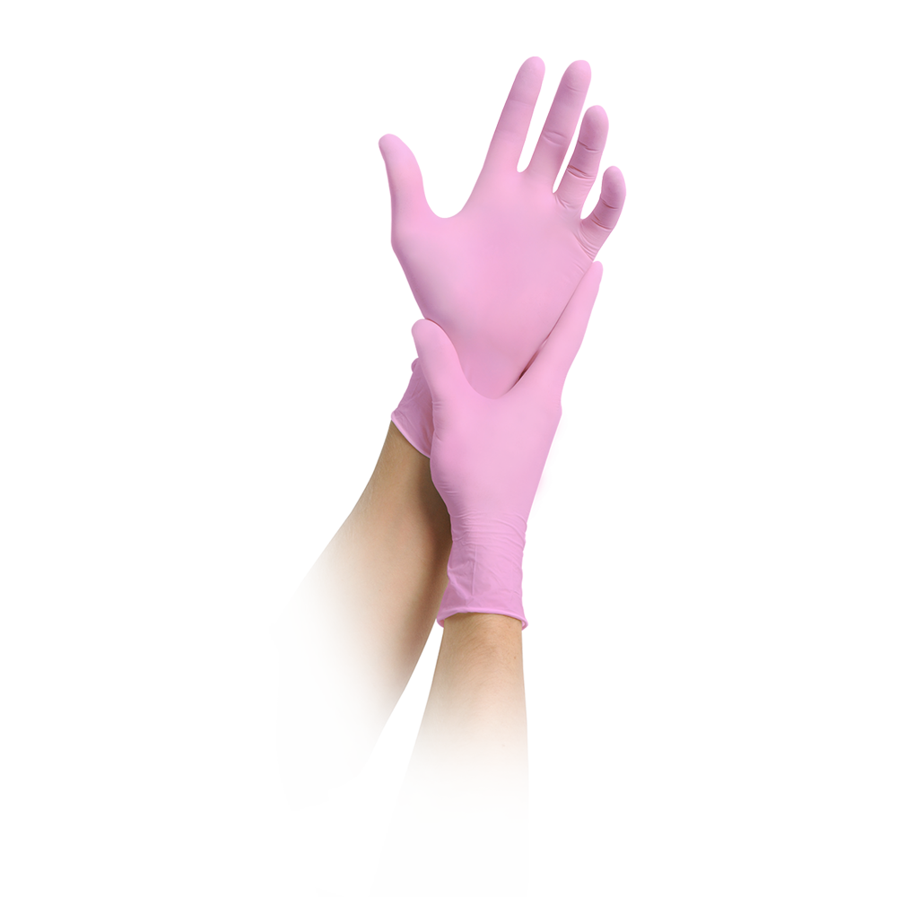 MaiMed-solution100 pink unsteril, puderfrei Latexfreier Handschuh, blau, 100St./Box
