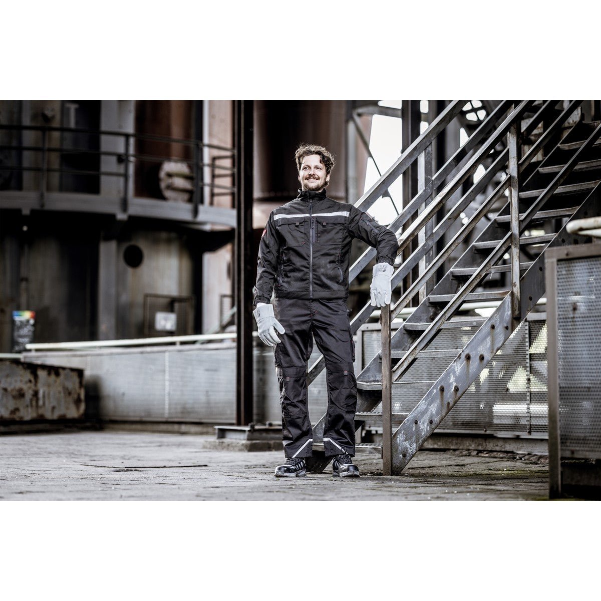 NITRAS MOTION TEX PRO FX, Arbeitsjacke, schwarz