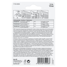 tesa Montageband für transparente Oberflächen und Glas, bis 20 kg/m 1,5 m x 19 mm
