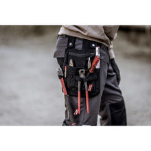 NITRAS Werkzeugtasche, schwarz Polyester: 65%; Baumwolle: 33%; Elasthan: 2% | Packung (1 Stück)