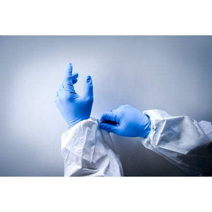 NITRAS HIGH RISK NITRILE, Nitril-Einmalhandschuhe, blau