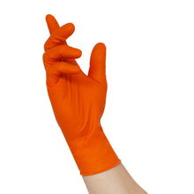 NITRAS TOUGH GRIP N, Nitril-Einmalhandschuhe, orange