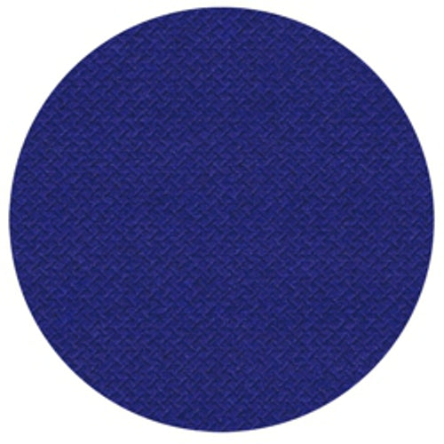 Un cercle bleu foncé continu présente une structure de hachures subtiles qui reflète la surface élégante du chemin de table en soie (24 m x 40 cm) de la « ROYAL Collection » de la société PAPSTAR.
