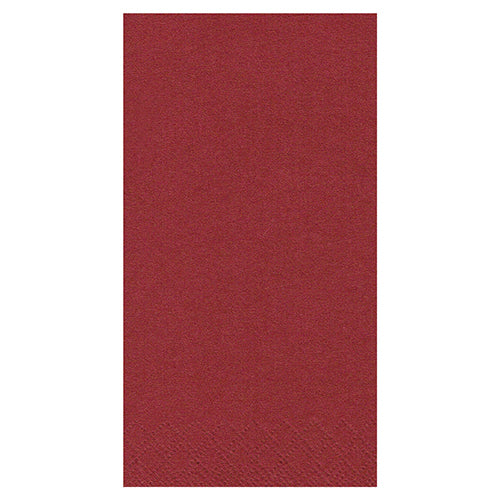 Une feuille rectangulaire rouge, semblable aux PAPSTAR 250 serviettes, 3 plis 1/8 pli de la société PAPSTAR GmbH, est présentée sur un fond blanc. La surface légèrement texturée reflète la qualité et la couleur vive de cette serviette premium.
