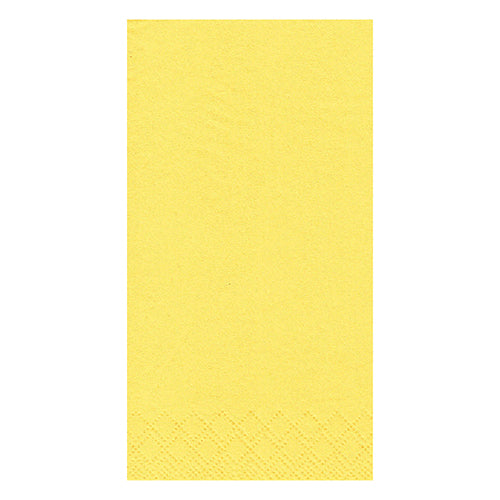 Les PAPSTAR 250 serviettes, 3 plis 1/8 pli de la société PAPSTAR GmbH sont des serviettes jaunes, rectangulaires, de 33 x 33 cm avec une surface lisse et un motif en losange subtil - idéales pour toute gastronomie.