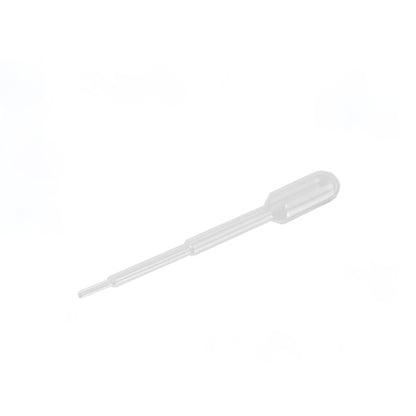 Les pipettes Starpak 100, PE transparent de Starpak sont des pipettes jetables transparentes en polyéthylène avec une boule et une pointe étroite pour un dosage précis des liquides, illustrées sur un fond blanc simple.