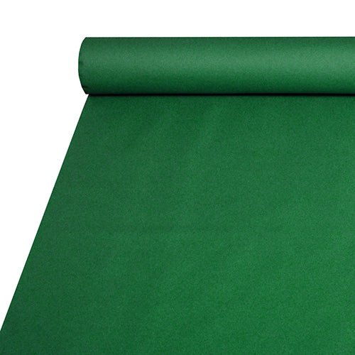 Die Starpak Tischdecke, stoffähnlich aus Airlaid (20m x 1,2m), ist teilweise abgerollt und zeigt auf weißem Hintergrund eine langlebige, leicht zu reinigende Optik.
