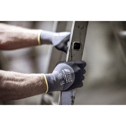 NITRAS SKIN FLEX V, gants de montage, gris / noir