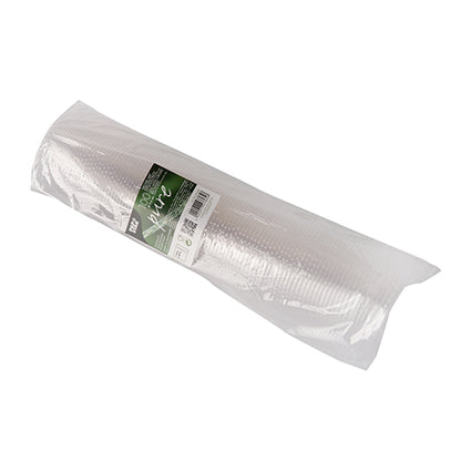 Un paquet de 100 couvercles ronds "purs" (Ø 9,5 cm) de PAPSTAR GmbH en PLA clair et écologique, avec étiquette vert-blanc avec texte, code-barres et "biodégradable", dans un emballage transparent.