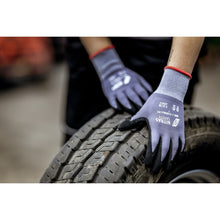 NITRAS FLEXIBLE FIT, gants de montage, gris / noir