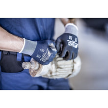 NITRAS FLEXIBLE FIT MF, gants de montage, bleu foncé / noir