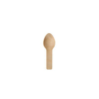 Le PAPSTAR Cuillère en bois « pure » de 7,6 cm de PAPSTAR GmbH propose une cuillère en bois écologique pour les amuse-bouches, idéale pour les événements durables ; disponible en barquette en carton de 100 pièces.