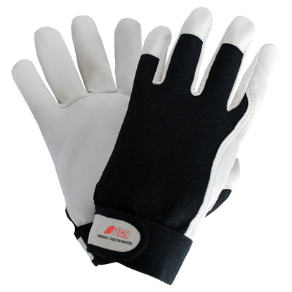 NITRAS DEXTER WINTER, Mechanikerhandschuhe, grau / schwarz