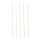 Fünf PAPSTAR 100 Trinkhalme aus Papier (Ø 6 mm) von PAPSTAR GmbH sind vertikal auf schlichtem weißen Hintergrund in einer Reihe angeordnet.