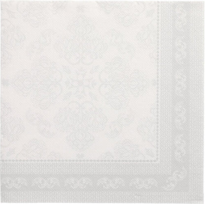 PAPSTAR 50 serviettes "ROYAL Collection" 1/4-pli, 40 x 40 cm, blanc - serviettes en papier élégantes de PAPSTAR GmbH pour des occasions élégantes.