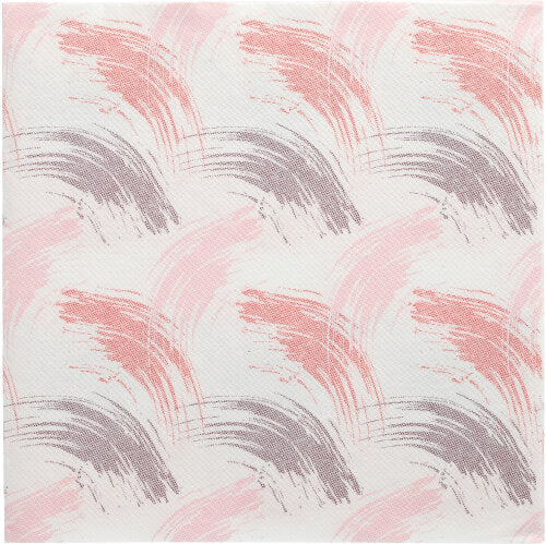 Un fond texturé avec des coups de pinceau répétitifs en bordeaux, rose et mauve sur blanc, inspiré par l'élégance des 50 serviettes "ROYAL Collection" 1/4-plis 40 x 40 cm bordeaux de PAPSTAR GmbH.