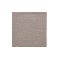 La photo représente un seul élément gris PAPSTAR Serviette pliée en quatre, 24 x 24 cm, de la « DAILY Collection » (PAPSTAR GmbH), à plat sur un fond blanc. Cette serviette carrée présente un motif texturé discret.