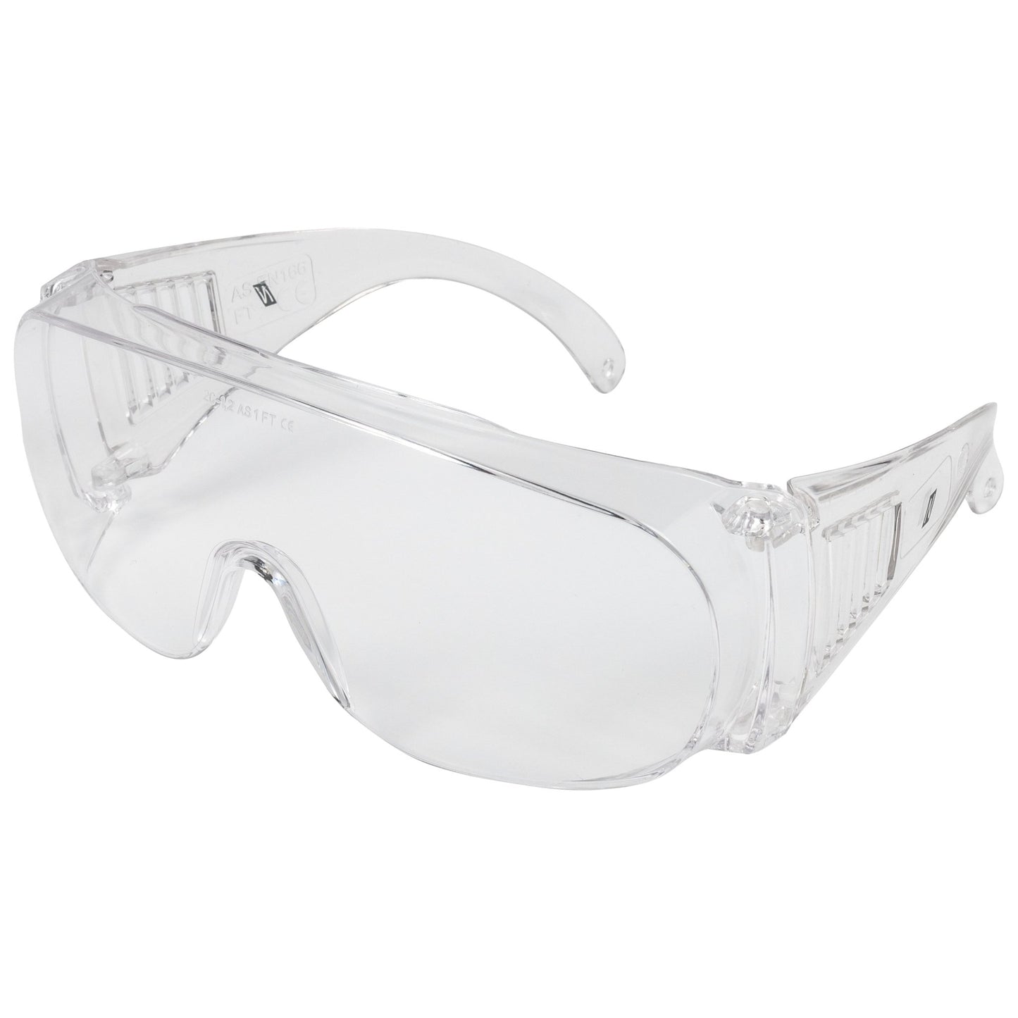 NITRAS VISION PROTECT BASIC, lunettes à branches, transparentes, plastique EN 166 | Paquet (12 pièces)