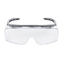 NITRAS VISION PROTECT PREMIUM, lunettes de branche, transparent / gris, plastique ISO 16321-1 | Paquet (10 pièces)