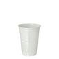 Un gobelet Starpak 100 en polystyrène blanc (PS), capacité de 0,18 l, Ø 7,03 cm × 9,1 cm, se tient droit avec un bord légèrement évasé et des rainures horizontales ; compatible avec les distributeurs automatiques pour une utilisation pratique. Paquet de 100 pièces.