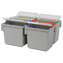 Numatic Schwenkbarer 4-Liter Eimer, grau mit farbcodiertem Henkel