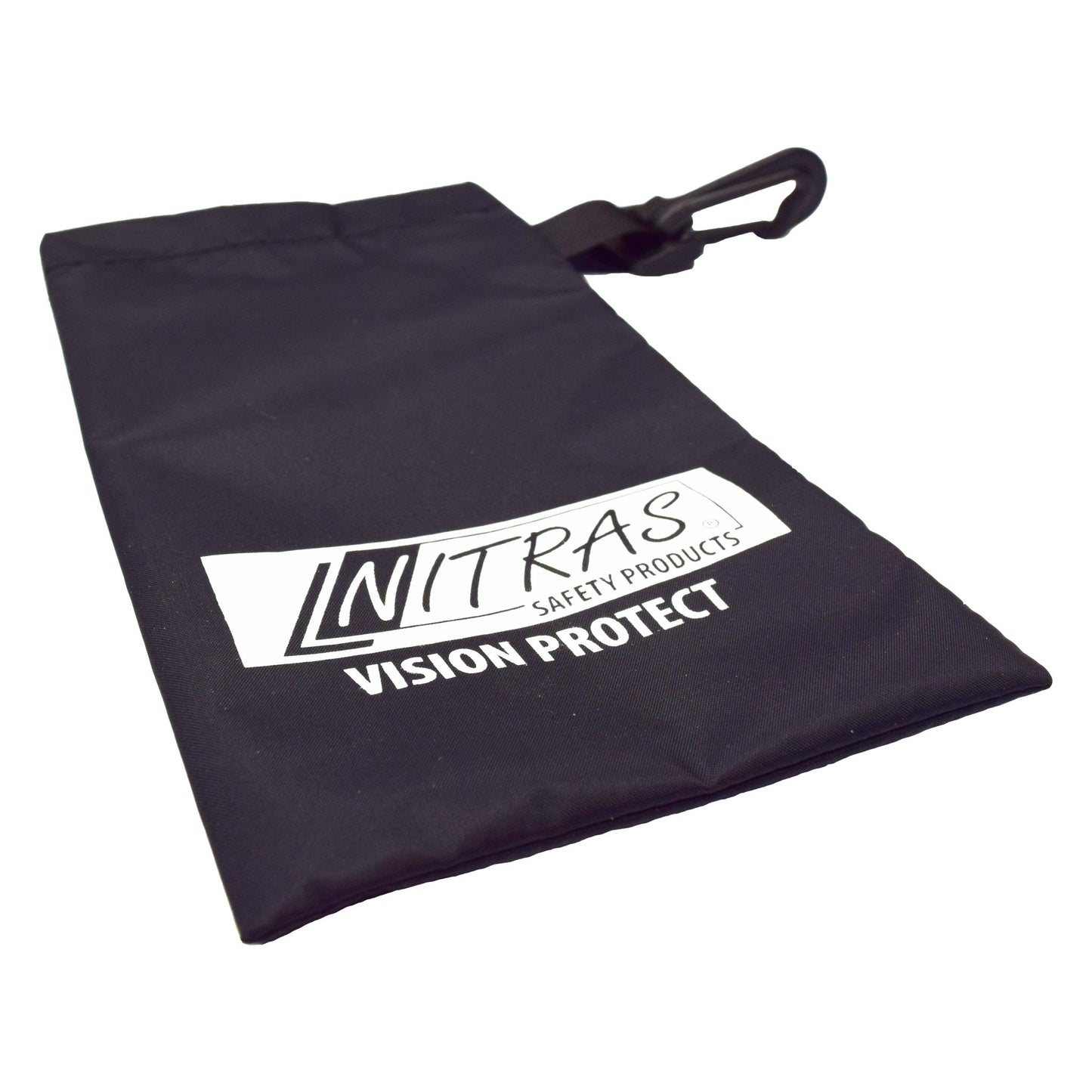 NITRAS Brillenbeutel, Textil, schwarz | Packung (1 Stück)
