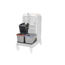 Numatic SRK 1 noir - presse universelle, revêtement par poudre, seau 2 x 17 litres et bol pour 17 litres Pack (1 pièce)