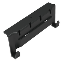 Numatic Toolbar mit 2 Haken und vier T-Slots, zum Anbringen von Stielhalter, Haken oder T | Packung (1 Stück)