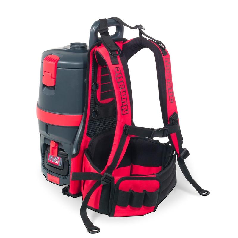 Aspirateur dorsal à batterie Numatic RSB150NX/1, graphite, jeu d'accessoires AA30E | Paquet (1 pièce)