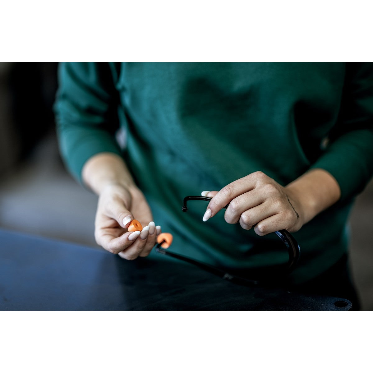 NITRAS Gehörschutzstöpsel, orange, EN 352, Polybeutel à 5 Paar | Packung (1 Stück)