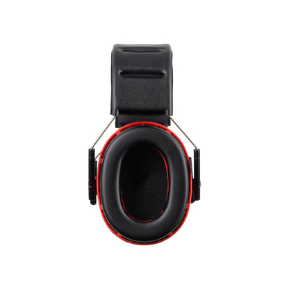 NITRAS MUTE DEFENDER PRO, Kapselgehörschutz, schwarz / rot, EN 352-1 Kunststoff | Packung (1 Stück)