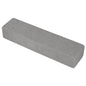 Stick de pierre ponce gris uni sans poignée de Abena Re-Seller GmbH, rectangulaire avec une surface lisse, idéal pour nettoyer les surfaces dures ou enlever les taches, 1 pièce, sur fond blanc.