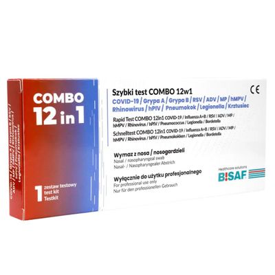Combo 12in1 with Pneumokokken + Legionellen + Keuchhusten | Packung (1 Test)