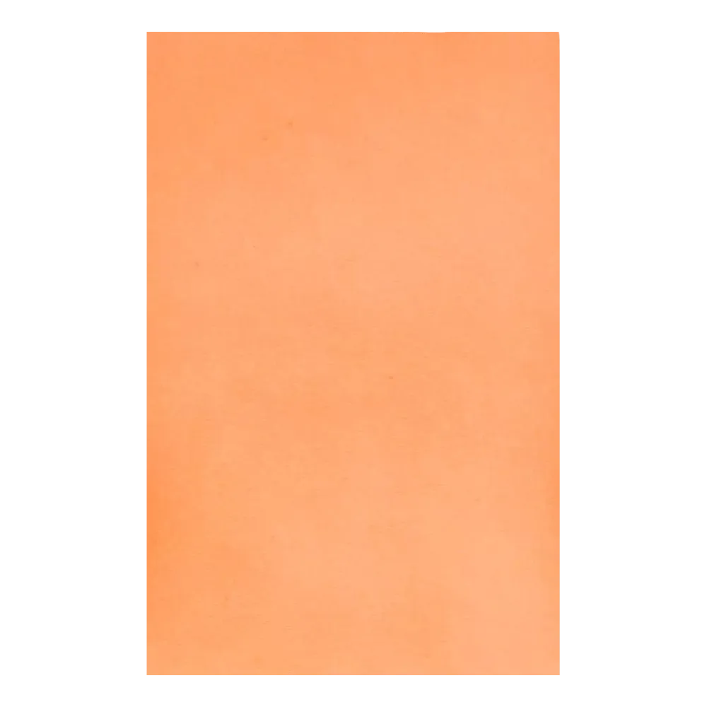 Un fond orange uni et texturé, qui rappelle le papier filtre pour plateau de couverture crêpe dentaire utilisé lors d'un traitement dentaire par AMPri Handelsgesellschaft mbH, remplit toute l'image.