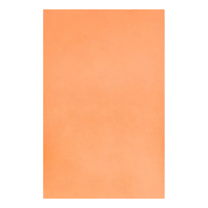 Un fond orange uni et texturé, qui rappelle le papier filtre pour plateau de couverture crêpe dentaire utilisé lors d'un traitement dentaire par AMPri Handelsgesellschaft mbH, remplit toute l'image.