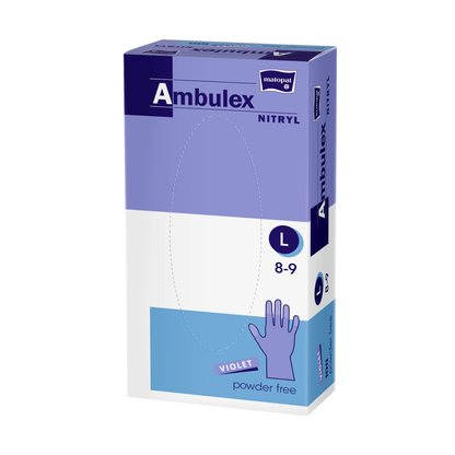 Ambulex Nitrilhandschuhe violett ungepudert