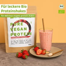 Poudre de protéine vegan bio fraise sans soja