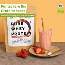 Fraise en poudre de protéine de lactosérum biologique