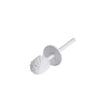 Le CWS ParadiseLine tête de rechange avec manche (1 pièce) de CWS est une brosse de toilette blanche avec une tête de brosse ronde et un manche droit, idéale pour un nettoyage efficace dans le secteur commercial, représentée sur un fond blanc simple.