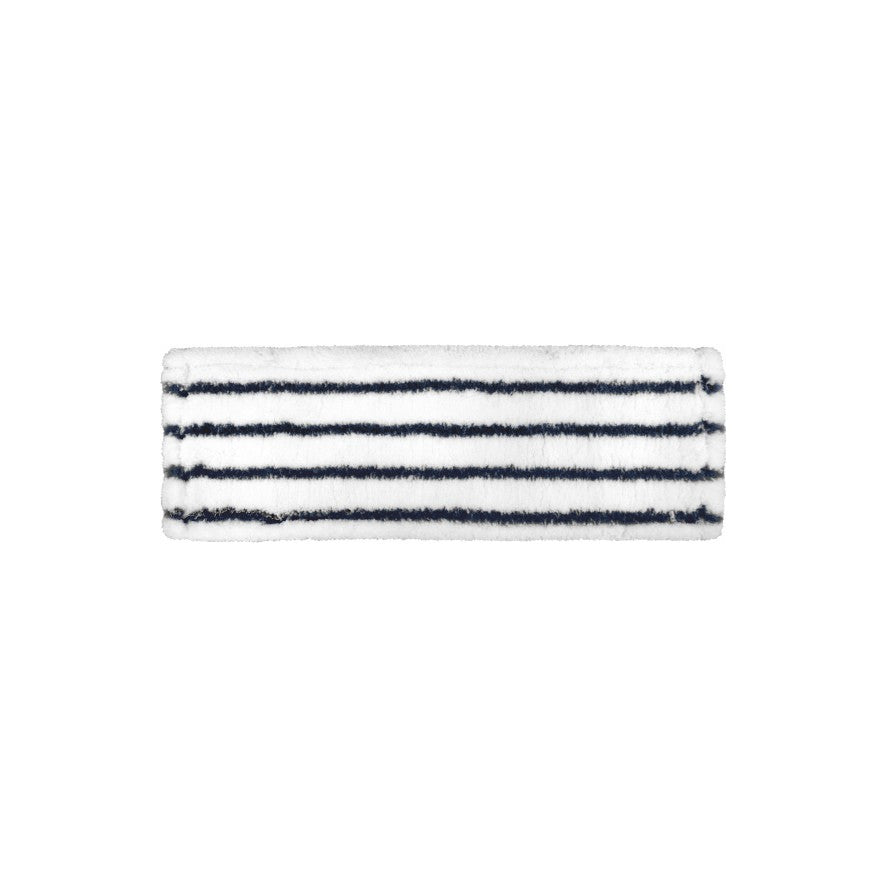 Le Arcora excellent abrasif mop 50 cm nan d'Arcora International GmbH est un tampon de nettoyage rectangulaire blanc avec des bandes noires horizontales, parfait comme mop de nettoyage, et dispose de la nanotechnologie pour un nettoyage exceptionnel.