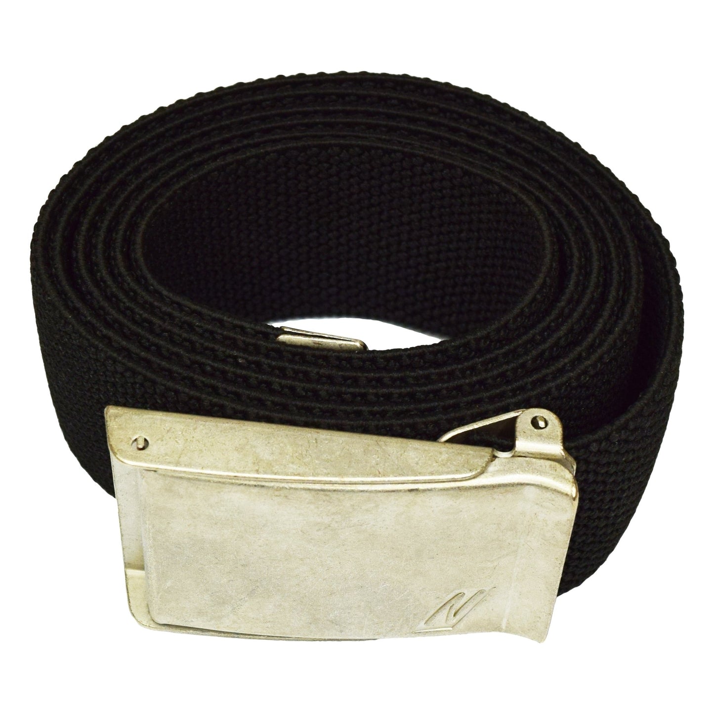 Ceinture NITRAS avec boucle en métal, noir / argent Polypropylène : 70 % ; Élasthanne : 30% | Paquet (1 pièce)