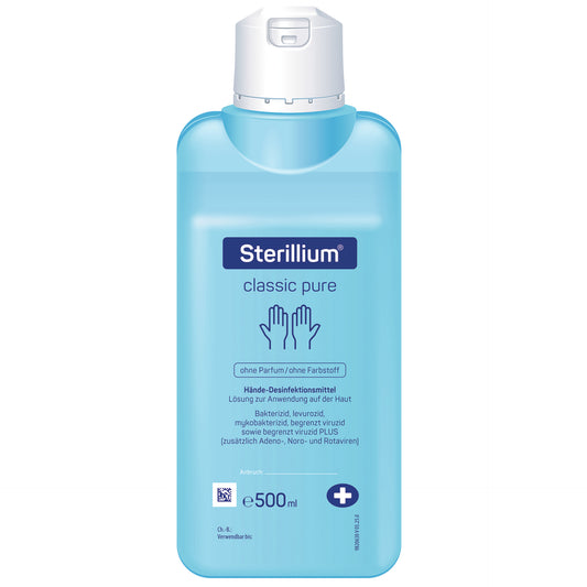 Sterillium® classic pure : désinfectant pour les mains sans parfum