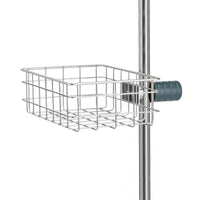 Le panier grillagé Novocal pour pied à perfusion, en acier inoxydable (300 x 200 x 100 mm), se fixe au pied à perfusion à l'aide d'une pince et est idéal pour le rangement ou l'organisation. Conditionnement : 1 pièce.